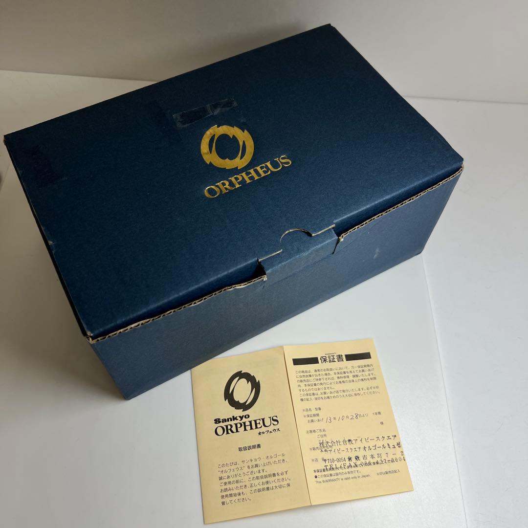 オルフェウス　シリンダー式オルゴール2曲50弁　共箱　東Y8-0123☆1F