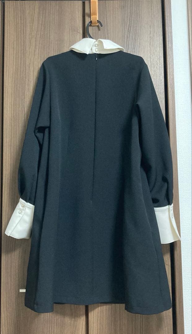 foufou フーフー バイカラー ミニドレス　ワンピース