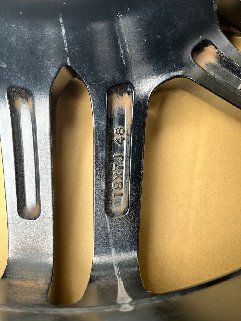 SUBARU STI アルミホイール BK 18 7J 48 (SL型・SK型)