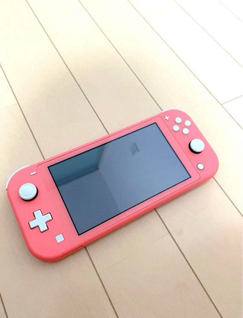 Nintendo Switch Lite コーラルピンク＆箱 アダプター、ケース
