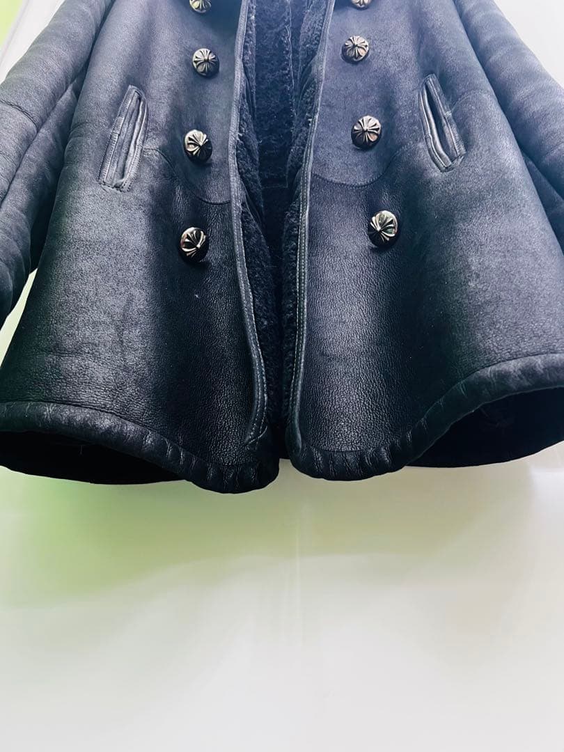 12/28まで限定セール‼️【Chrome Hearts】ムートンコート　ダブルス