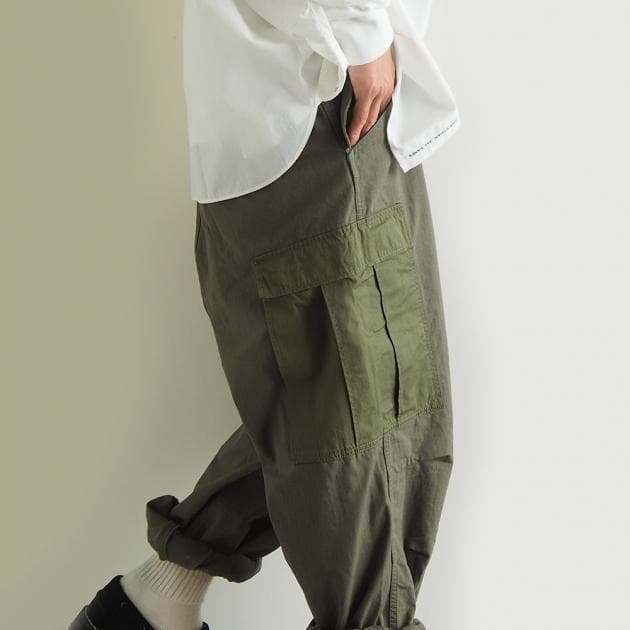 【ほぼ新品】WSサイズ ナナミカ カーゴパンツ パープルレーベル M-65