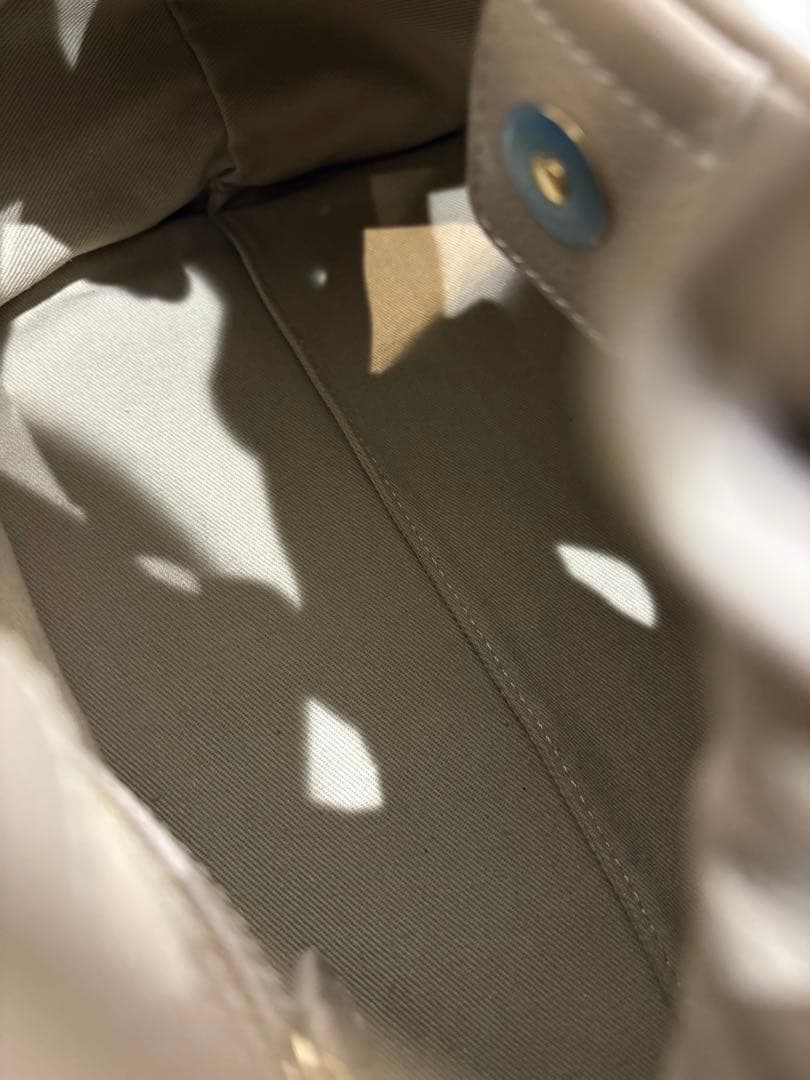 polene Numero Neuf Mini グレー ショルダーバッグ