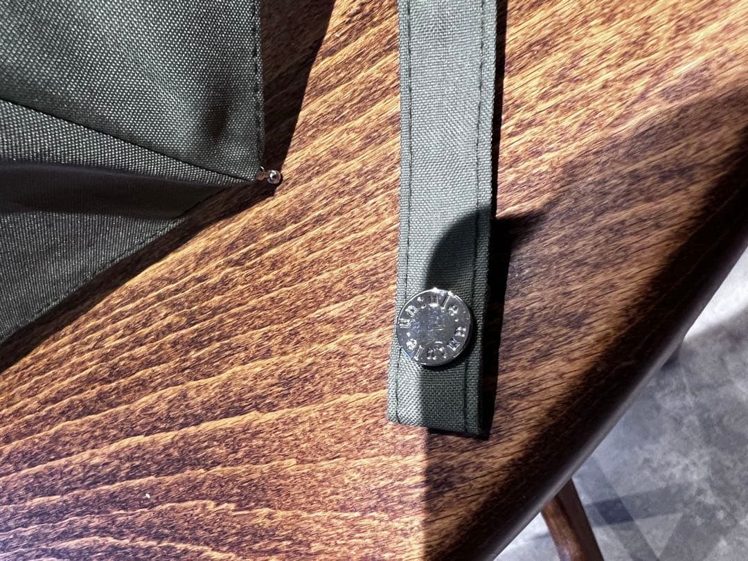 untule 完全遮光100% 3段EASY 折りたたみ日傘55cmオリーブ