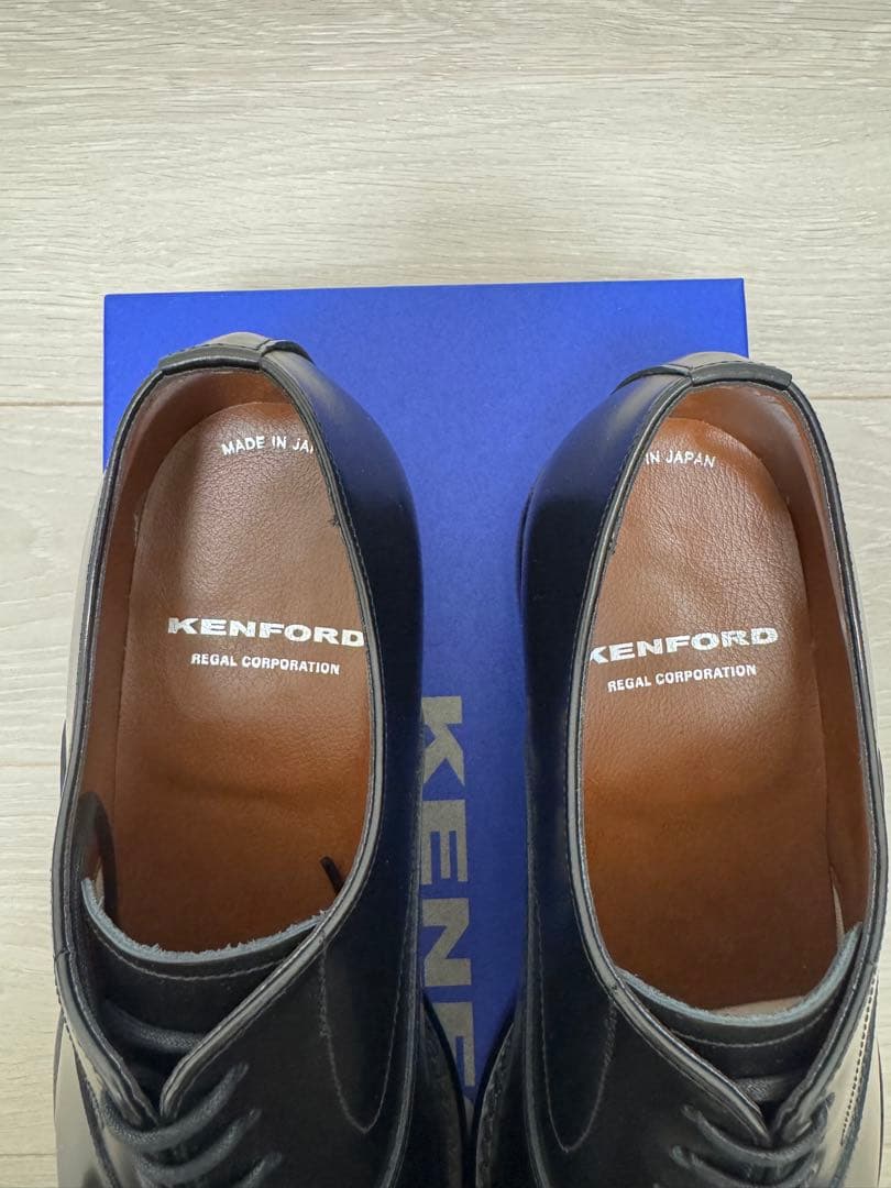 【未使用】KENFORD KB48 AJ ストレートチップ 黒 25cm 日本製