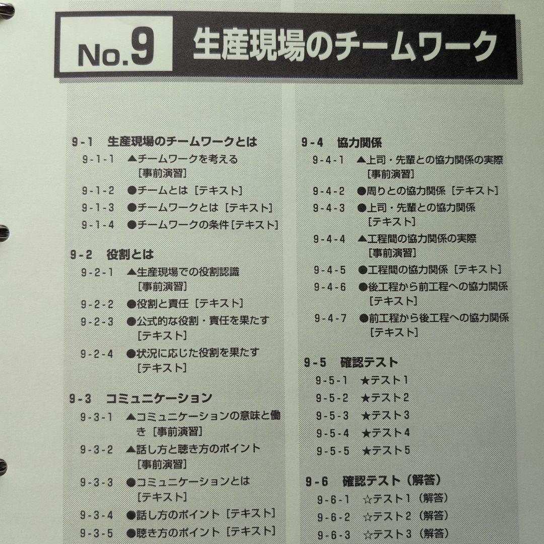 製造社員のための 自習型 教育ツール集