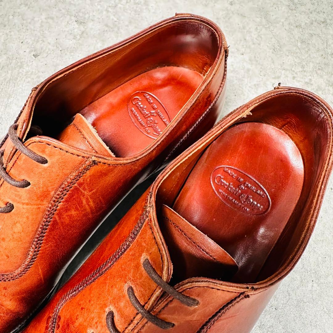 クロケット＆ジョーンズ ストレートチップ 内羽根 革靴 レザー 9780-11B