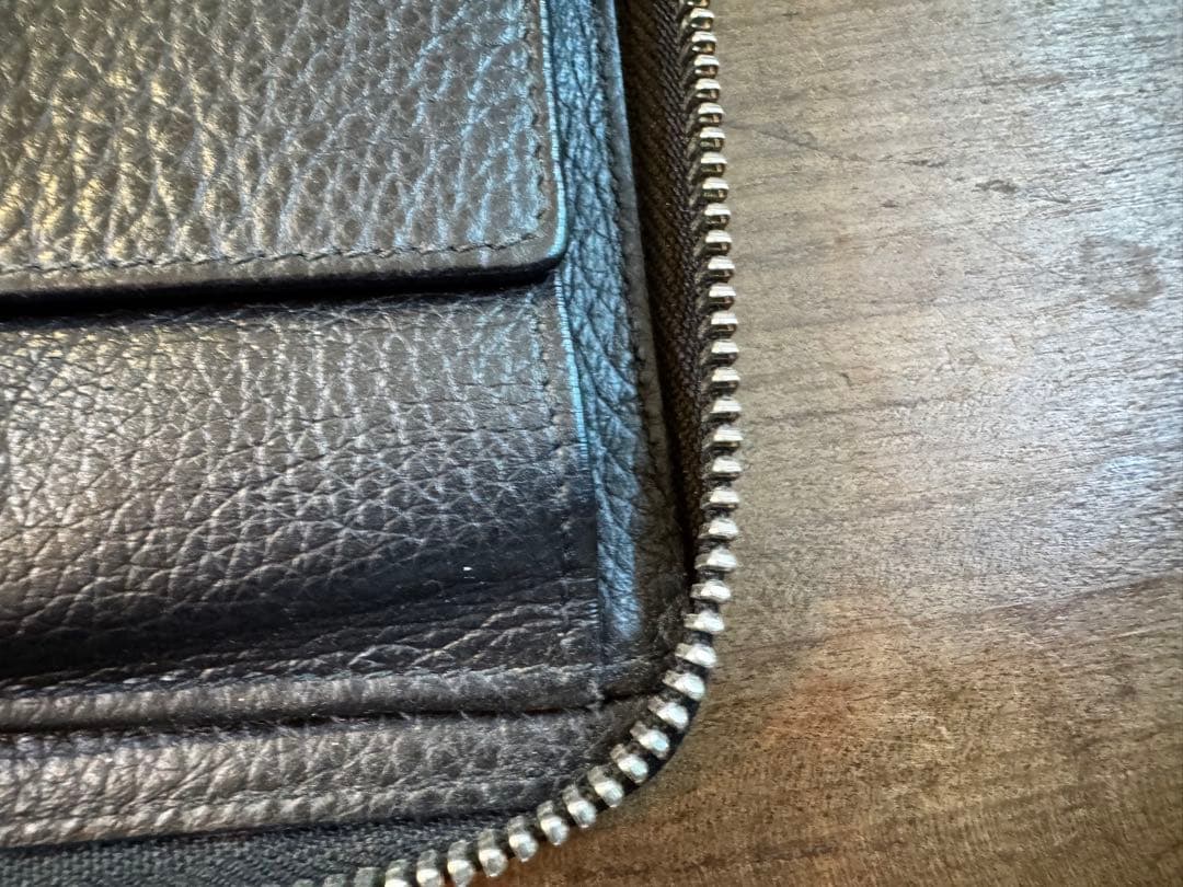 Montblanc ブラック レザー 財布　トラベル　ペン差し付き　証明書有り