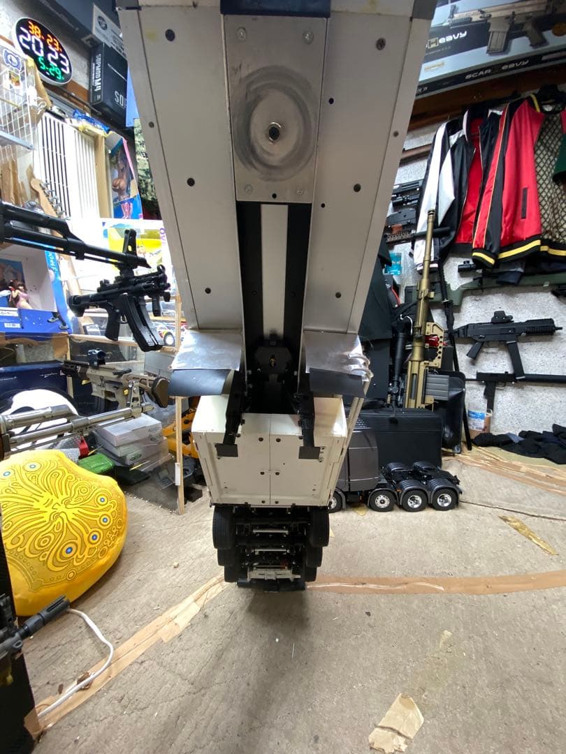 タミヤ　1/14 3軸リーファー　チップ運搬車風トレーラー