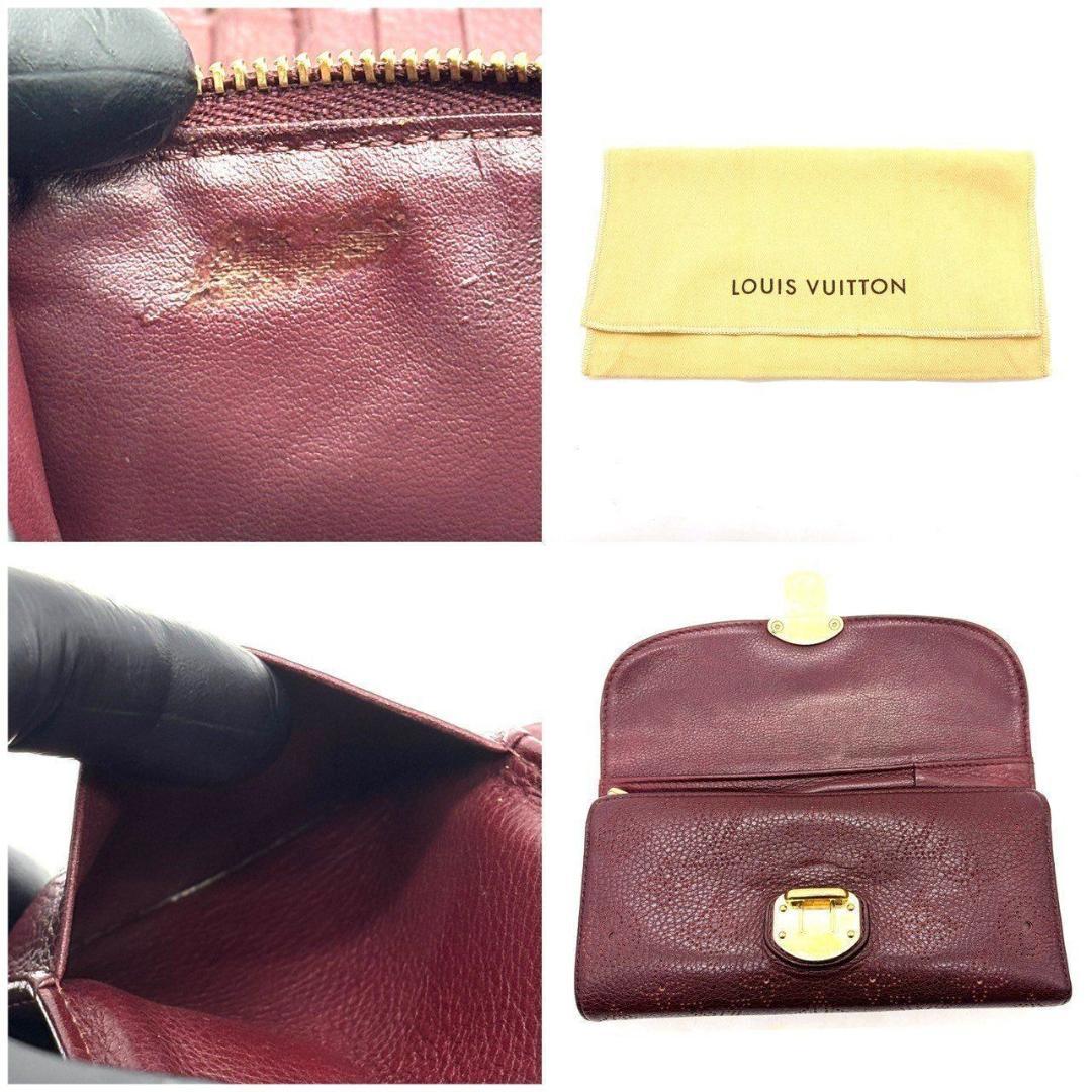 こ*ん様 ルイヴィトン　マヒナ ポルトフォイユ・アメリア 長財布 パンチング レ