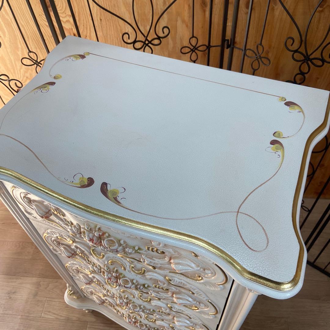 4段チェスト　ロココ調　猫脚 プリンセス ヨーロピアン 姫系⑥