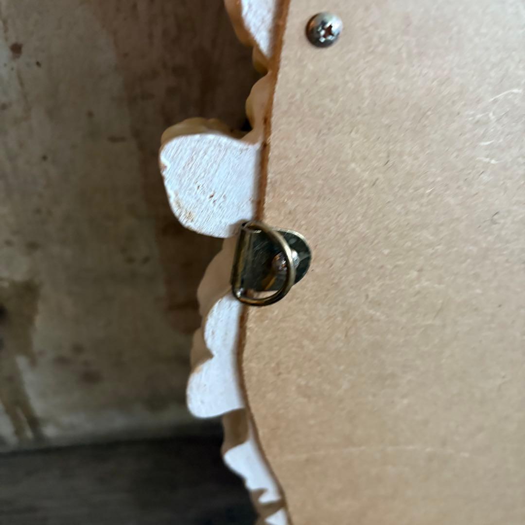 ロココ調　ローズフレーム　ウォールミラー