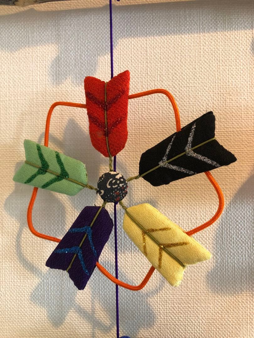 端午の節句の壁掛け③　吊るし飾り　吊るし雛