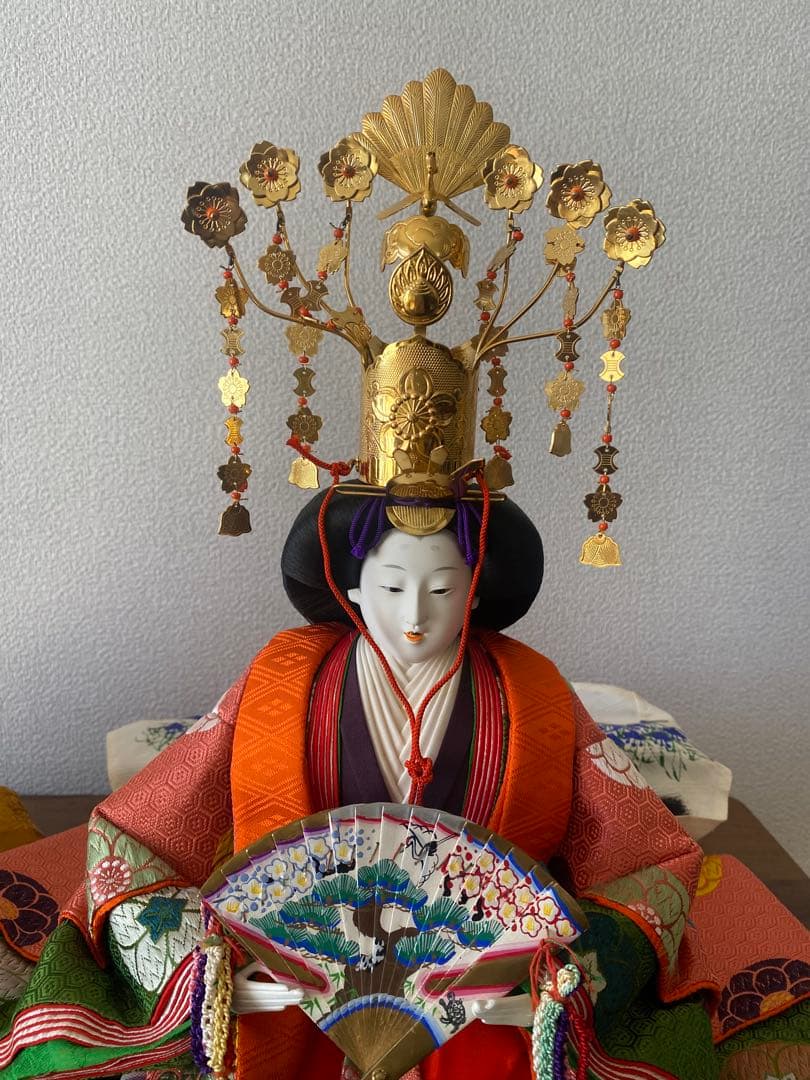 値下げ‼️雛人形　京都　洛北一操作　1980年頃　本物の伝統雛