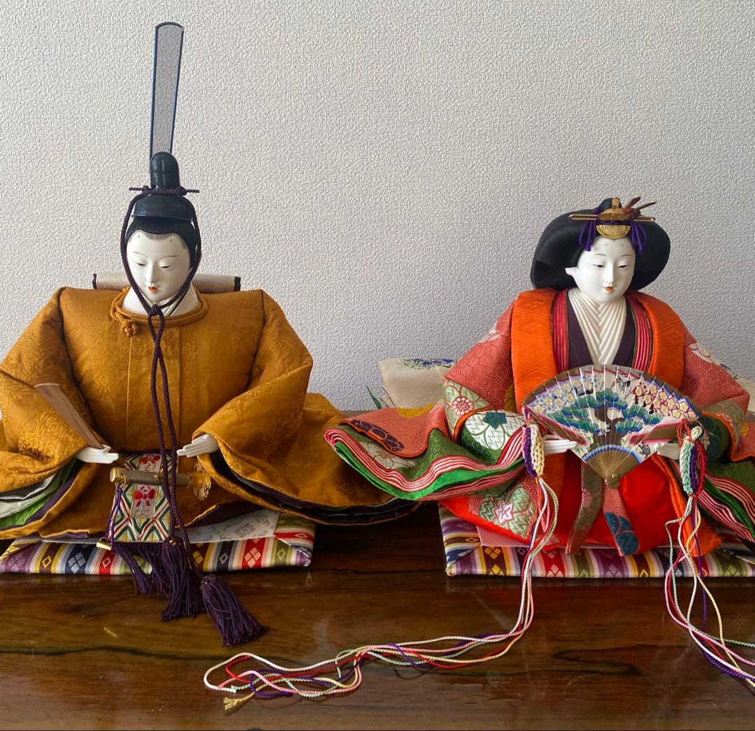 値下げ‼️雛人形　京都　洛北一操作　1980年頃　本物の伝統雛