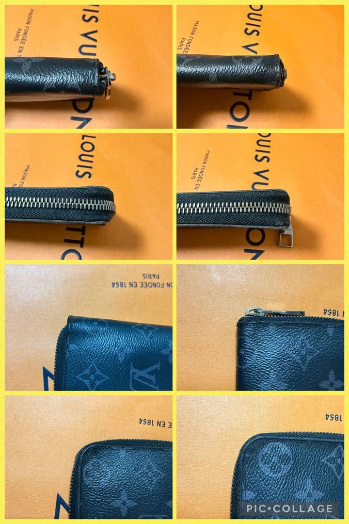 【ZIPANG】ルイヴィトン モノグラム エクリプス ジッピー 長財布