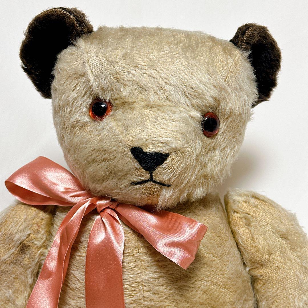 ❤️ビッグ❤️黒いお耳のチャドバレーベア　アンティークベア　Chad Valley