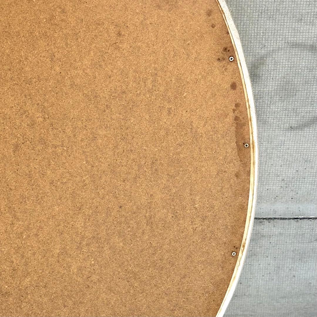 70s ロココ調 イタリア製 オーバルミラー 壁掛鏡 ヴィンテージ デコラティブ