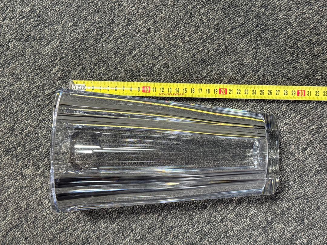 【極美品】 バカラ フラワーベース ディアン 花瓶 クリスタルガラス 国内正規品