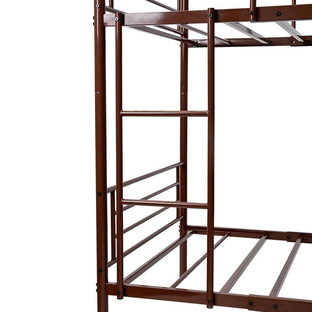 二段ベッド 2段ベッドスチール耐震ベッド シングルパイプベッド子供ベッド大人用可