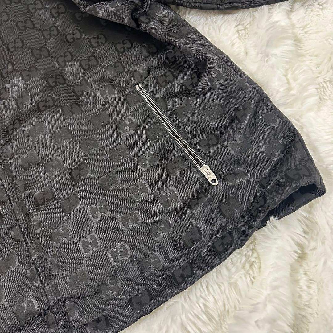 GUCCI GG総柄 定価30万超 ナイロンジャケット メンズ48