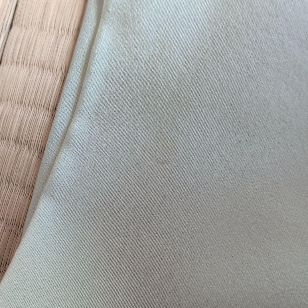 訪問着　フルセット　着物　正絹　ミントグリーン桜梅紅葉　金　落款　祝い事　C1