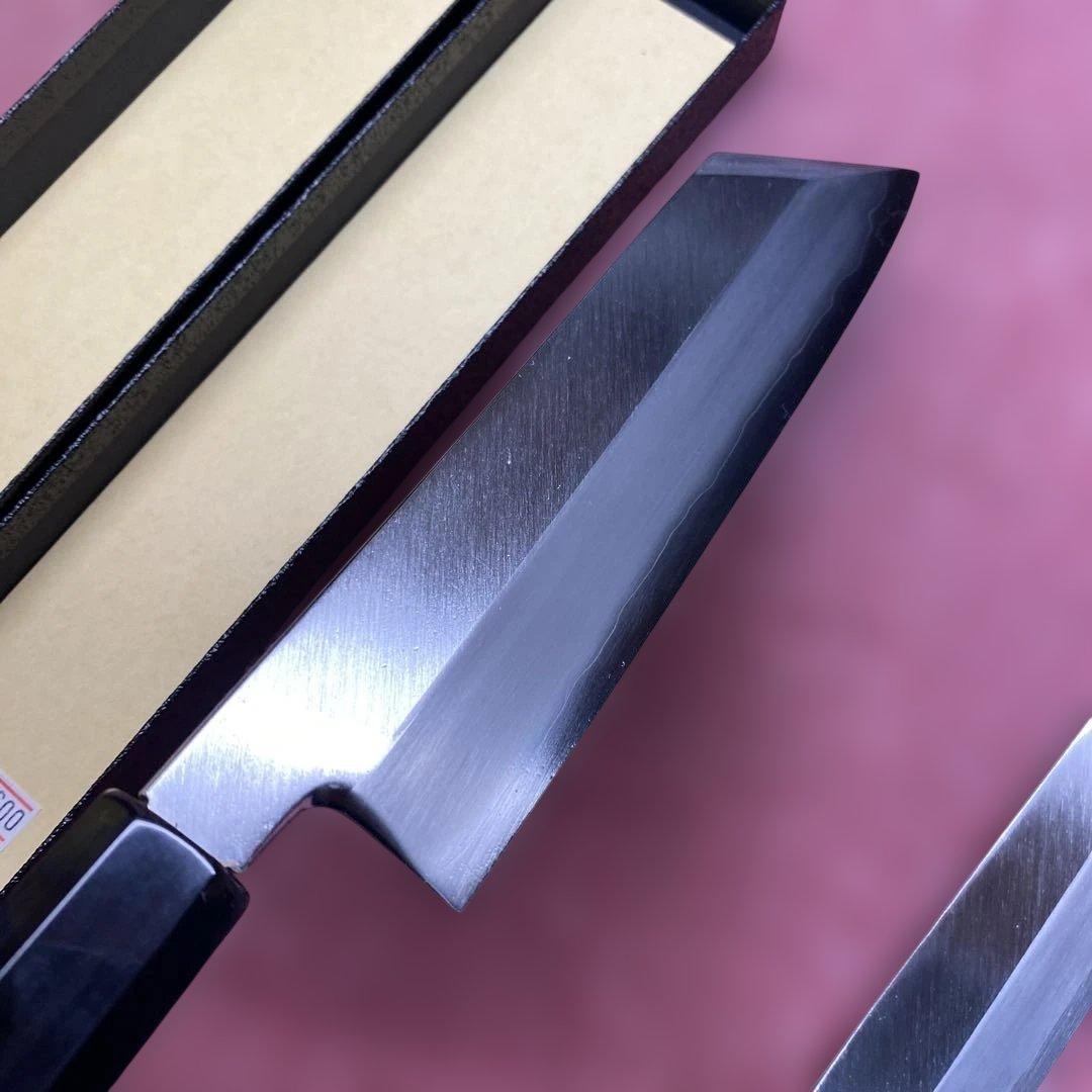 銀三　特製万能型ペティ包丁150㎜5寸とケンムキ包丁180㎜6寸のセット