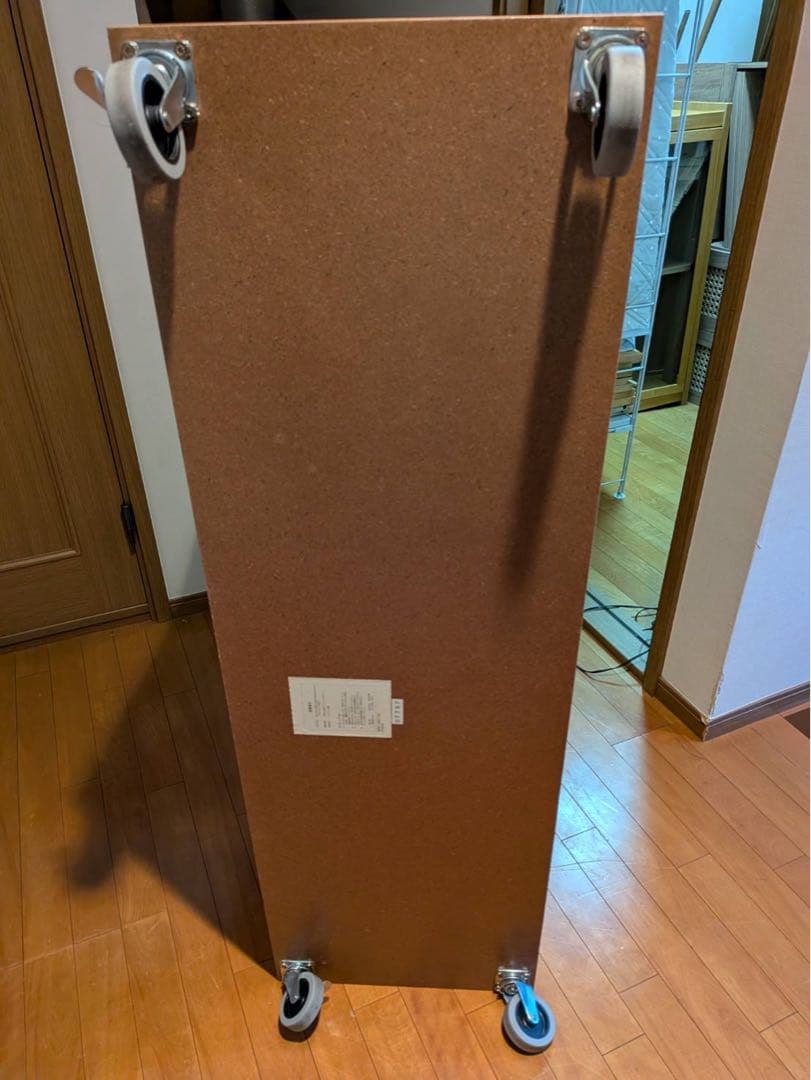 ■送料込■無印良品 オープンシェルフ 木製棚 スタッキング キャスター 収納