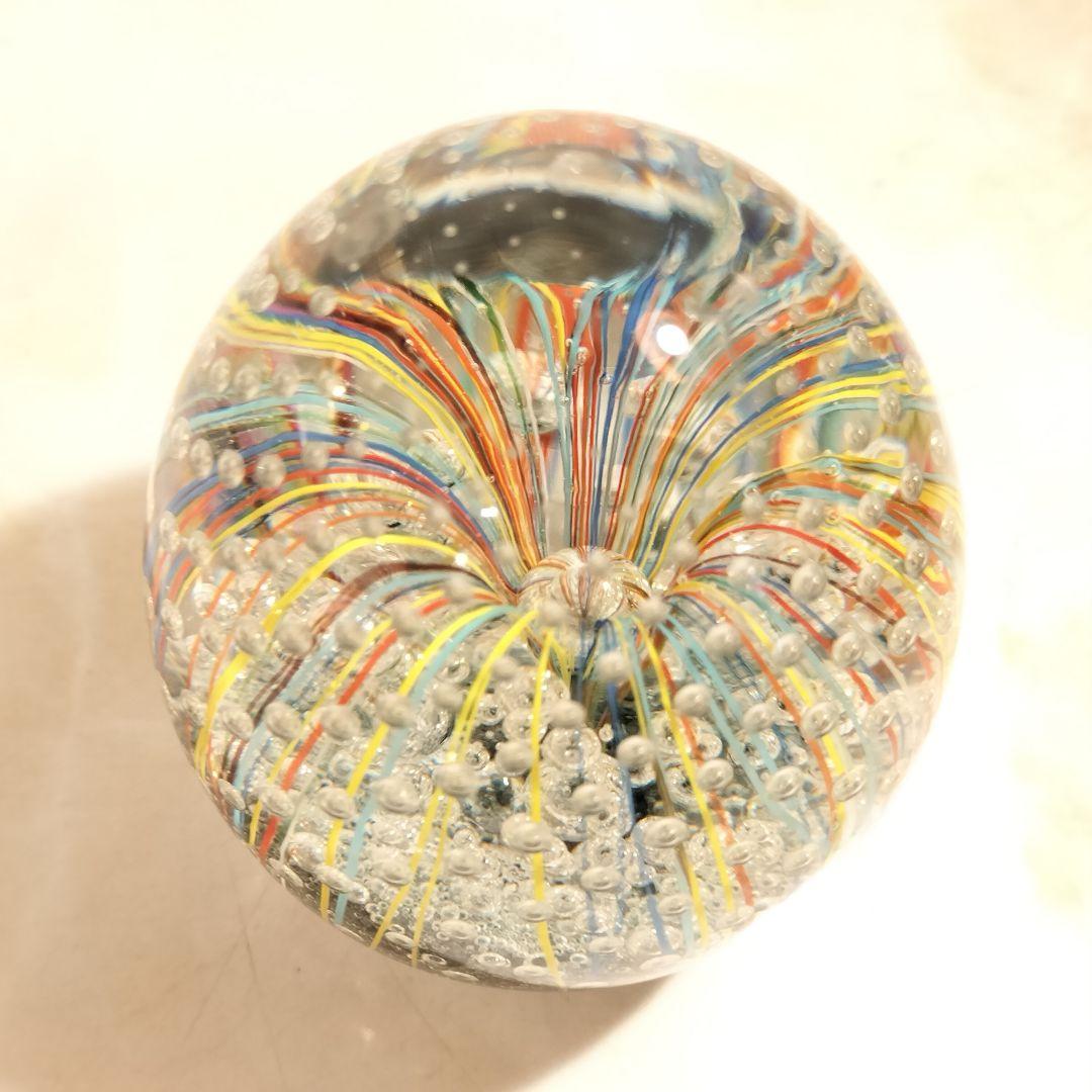 置物 Murano Glass Italy Egg Paperweight