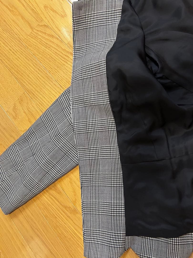 COMME des GARCONS　ジャケット　レディース　XSグレー　チェック