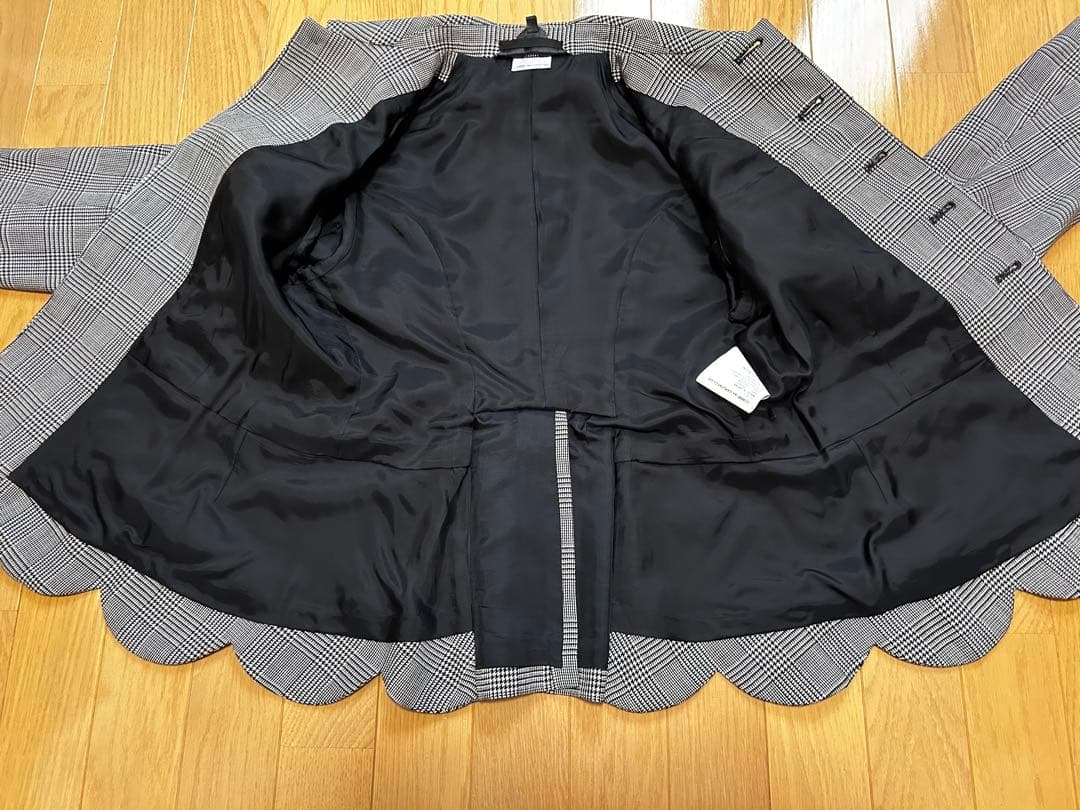 COMME des GARCONS　ジャケット　レディース　XSグレー　チェック