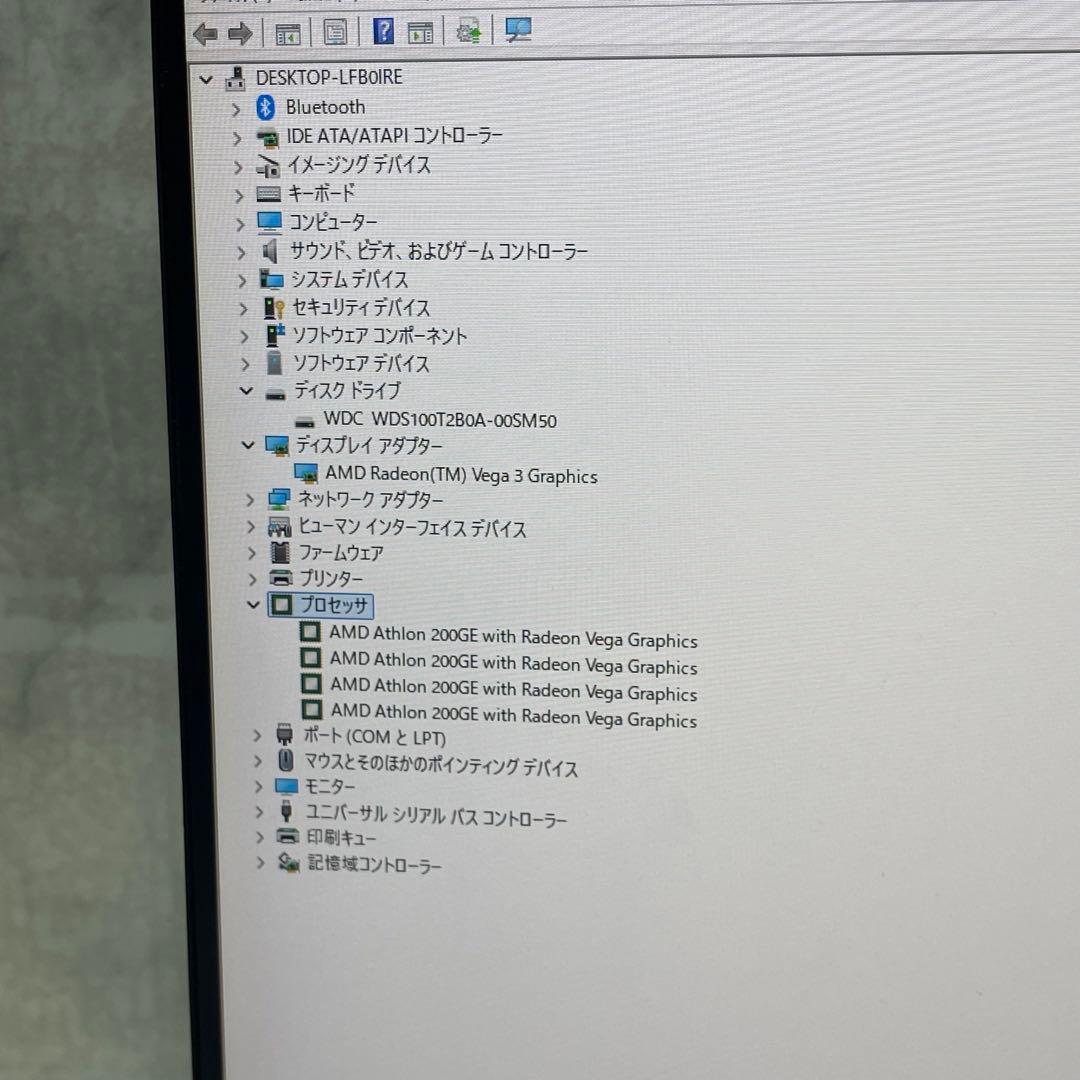 ミニPC Thirdwave AMD Thlon 200GE 16GB-1TB