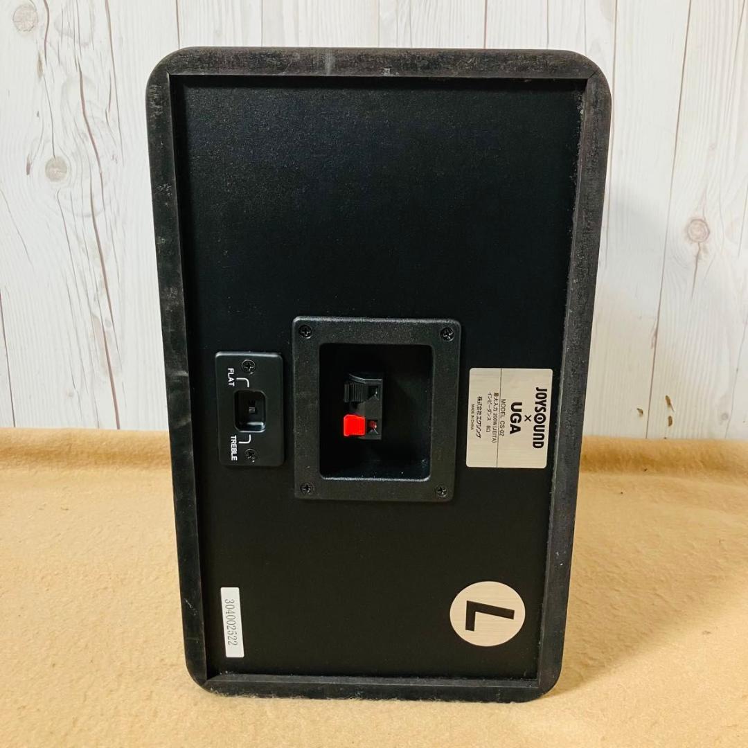 美品 エクシング JOYSOUND×UGA CS-02 ペアスピーカー カラオケ