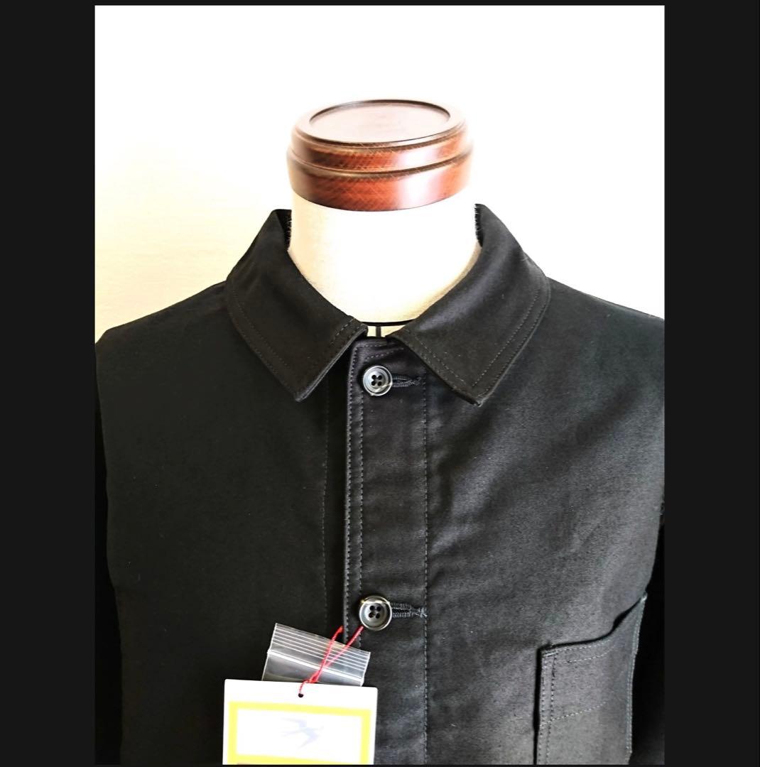 ル サン パレイユ コットンモールスキン カバーオール　ブラック 44 XL