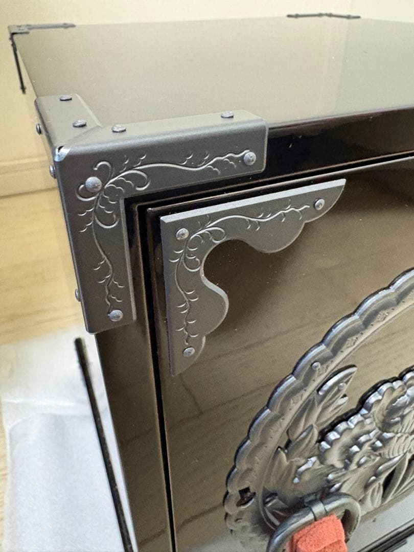 期間限定！　新品未使用　仙台箪笥 牡丹金具 欅産業 船箪笥 小タンス 漆塗り