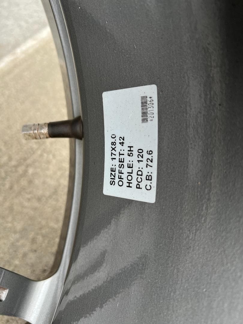 BMW 17インチホイール 4本セット 8.0J+42