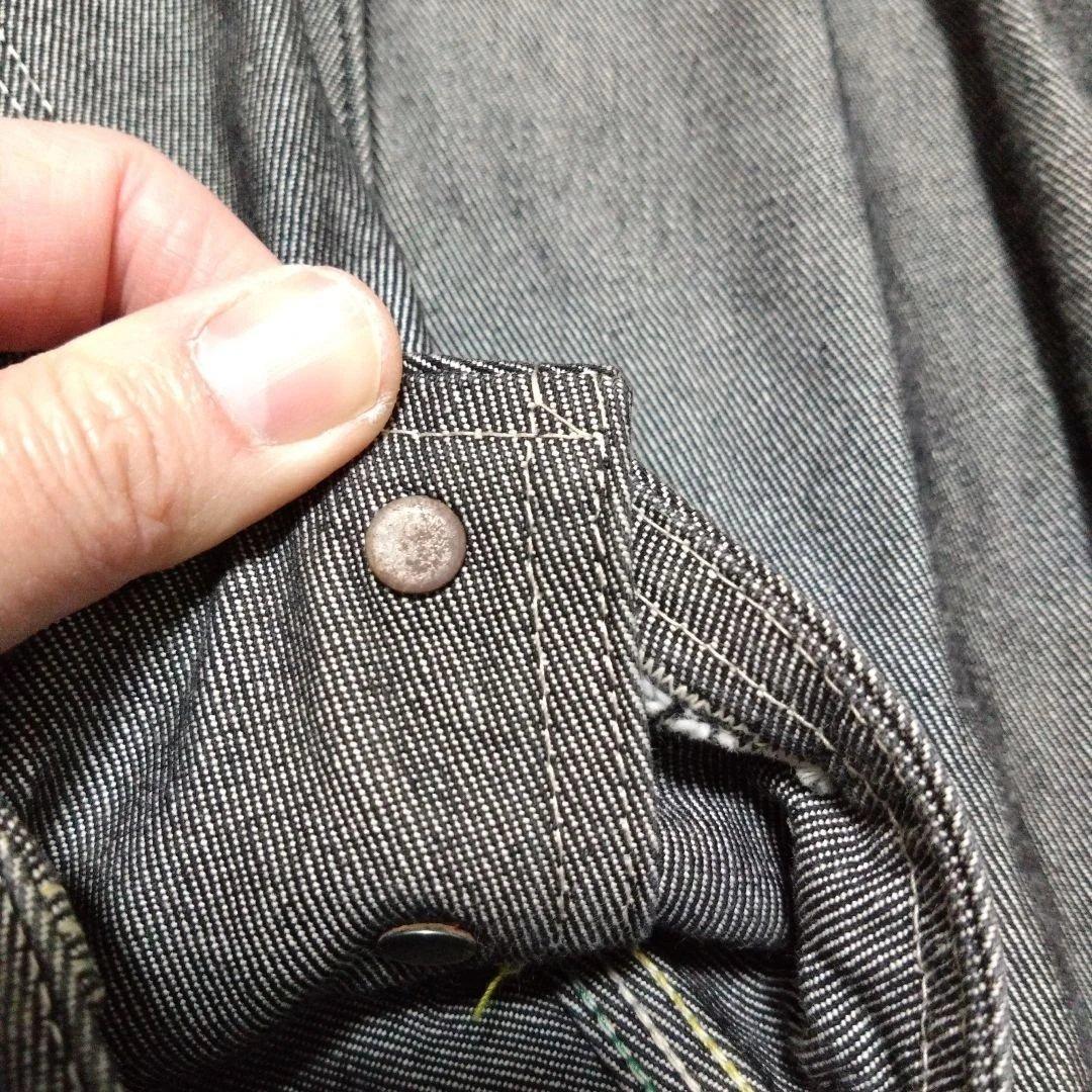 美品 アメリカ製 ポストオーバーオールズ デニムカバーオール Lサイズ