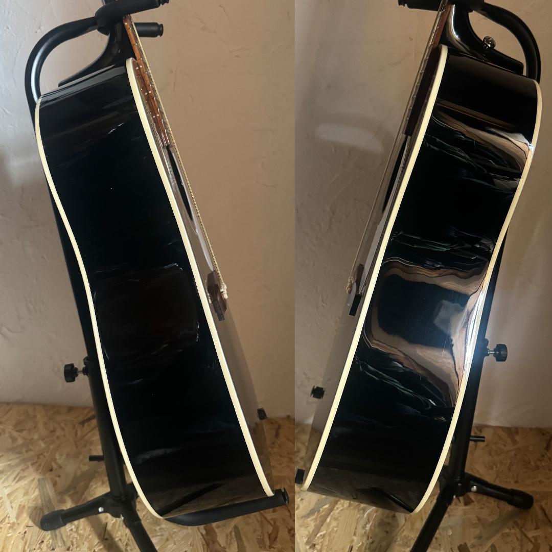 す*ず様 Epiphone AJ-45ME/EB 黒 希少 美品 Gotohペグ