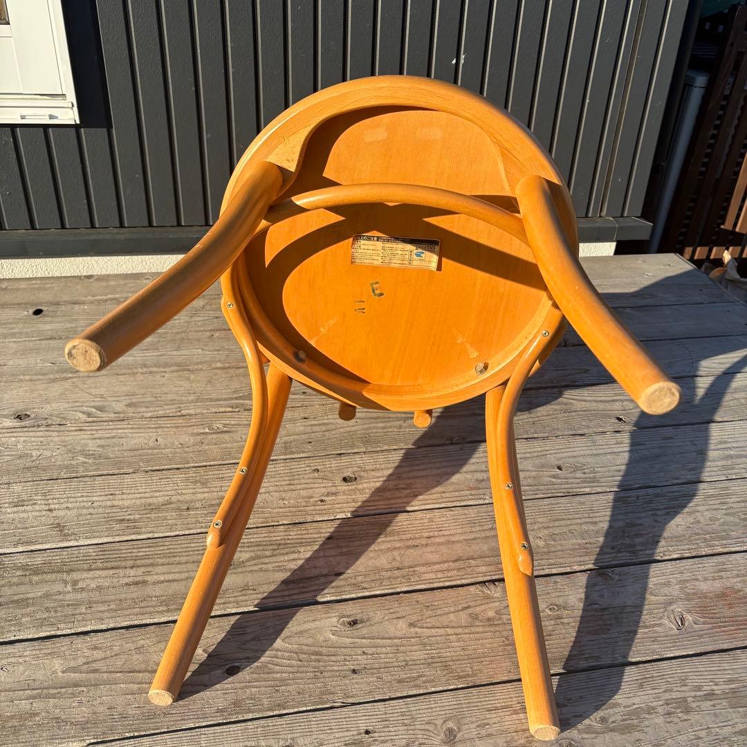 北欧レトロ CRES 木製 ベントウッドチェア ダイニングチェア 曲木 カフェ