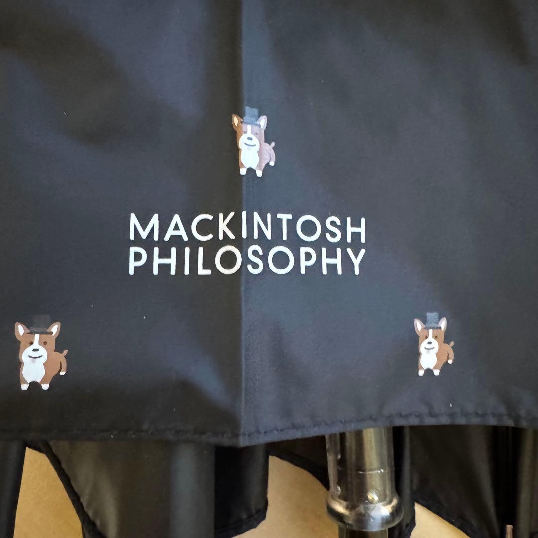 ★新品★マッキントッシュフィロソフィー　晴雨兼用　日傘　楽折　1級遮光　コーギー