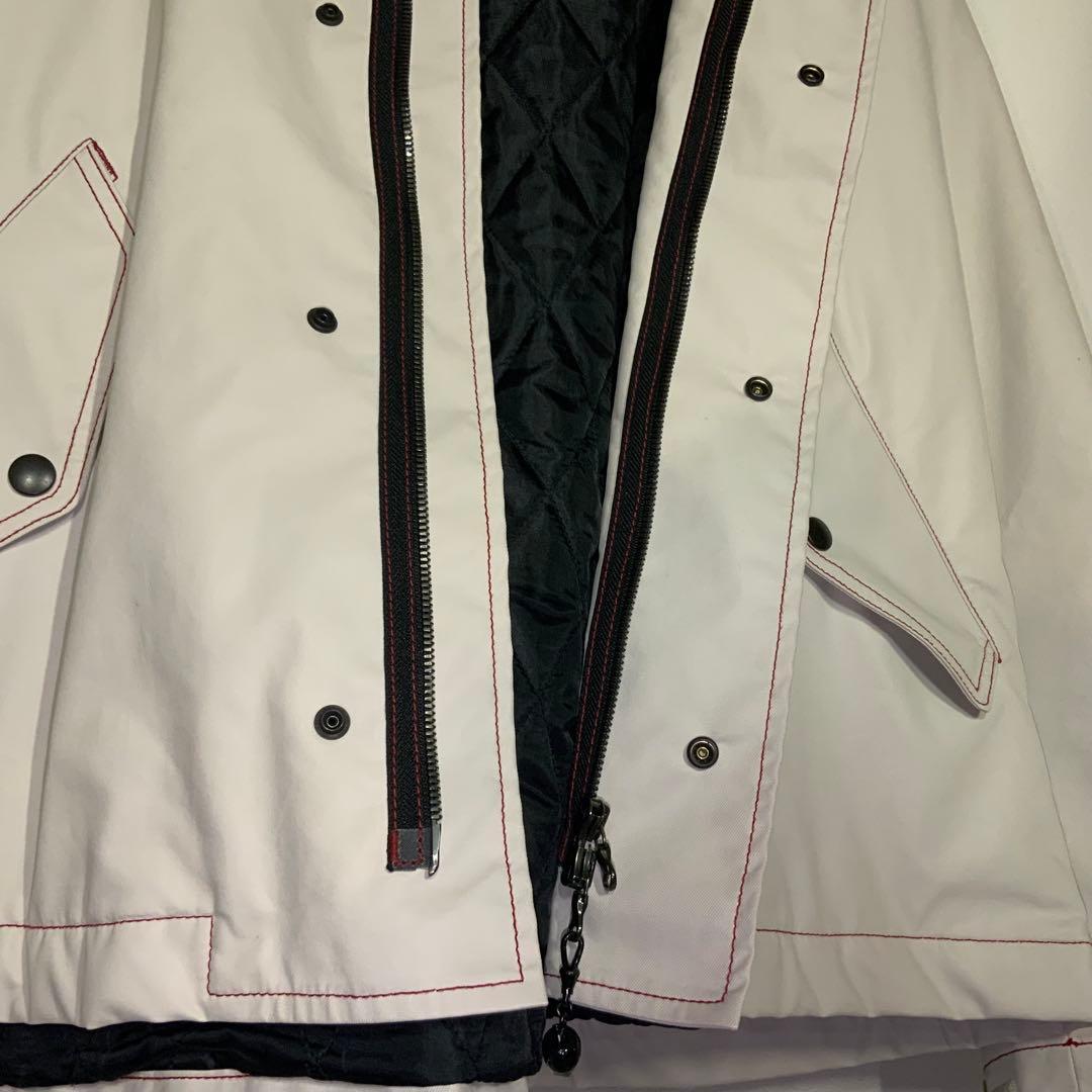 【希少】　shareef モッズコート　蜂ロゴ　グレー系