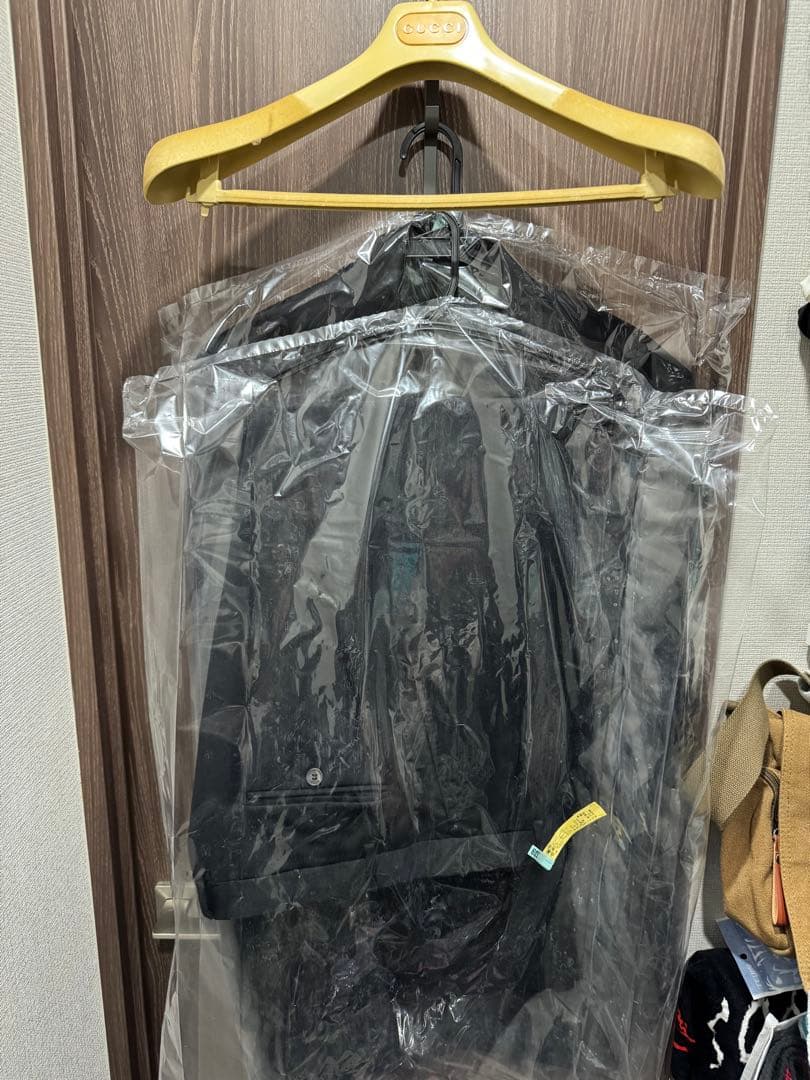 【GUCCI/グッチ】秋冬スーツ/GG柄裏地《グッチハンガー付き》クリーニング済