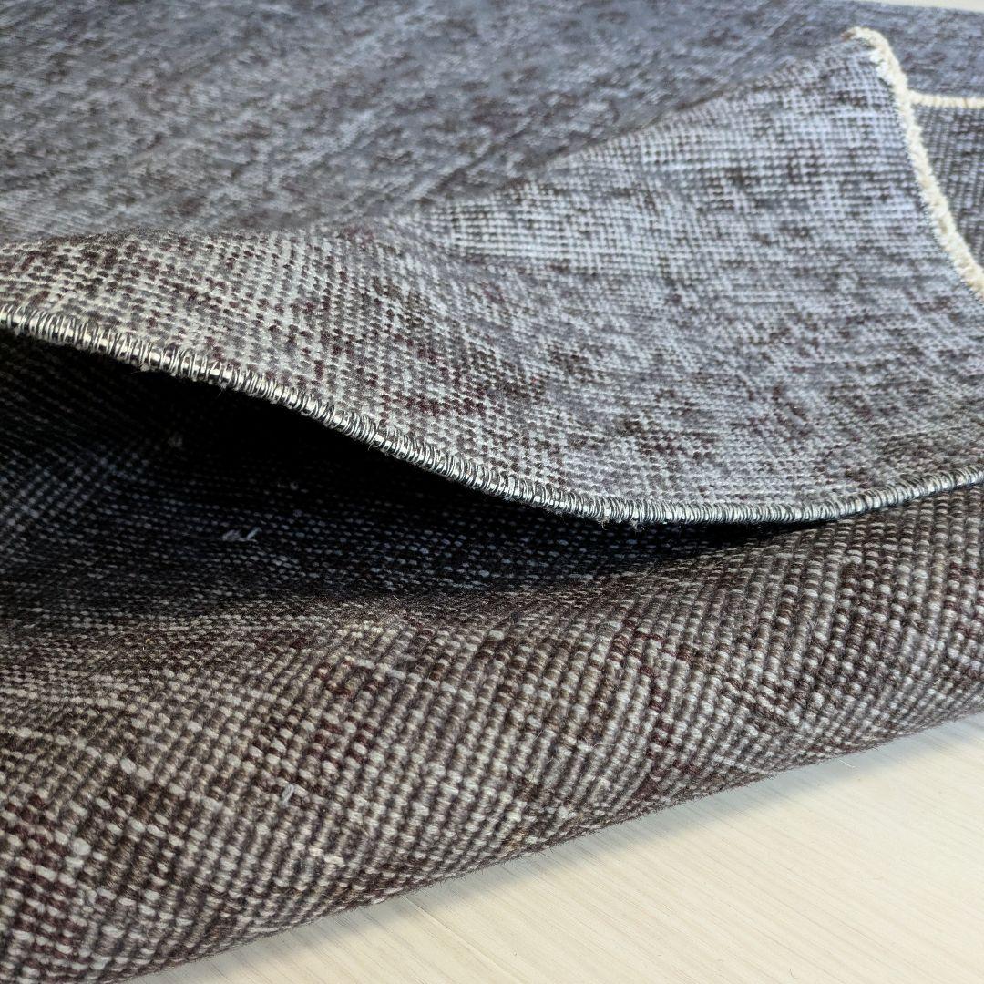 111×207 オーバーダイニュアンスグレー　トルコヴィンテージラグ