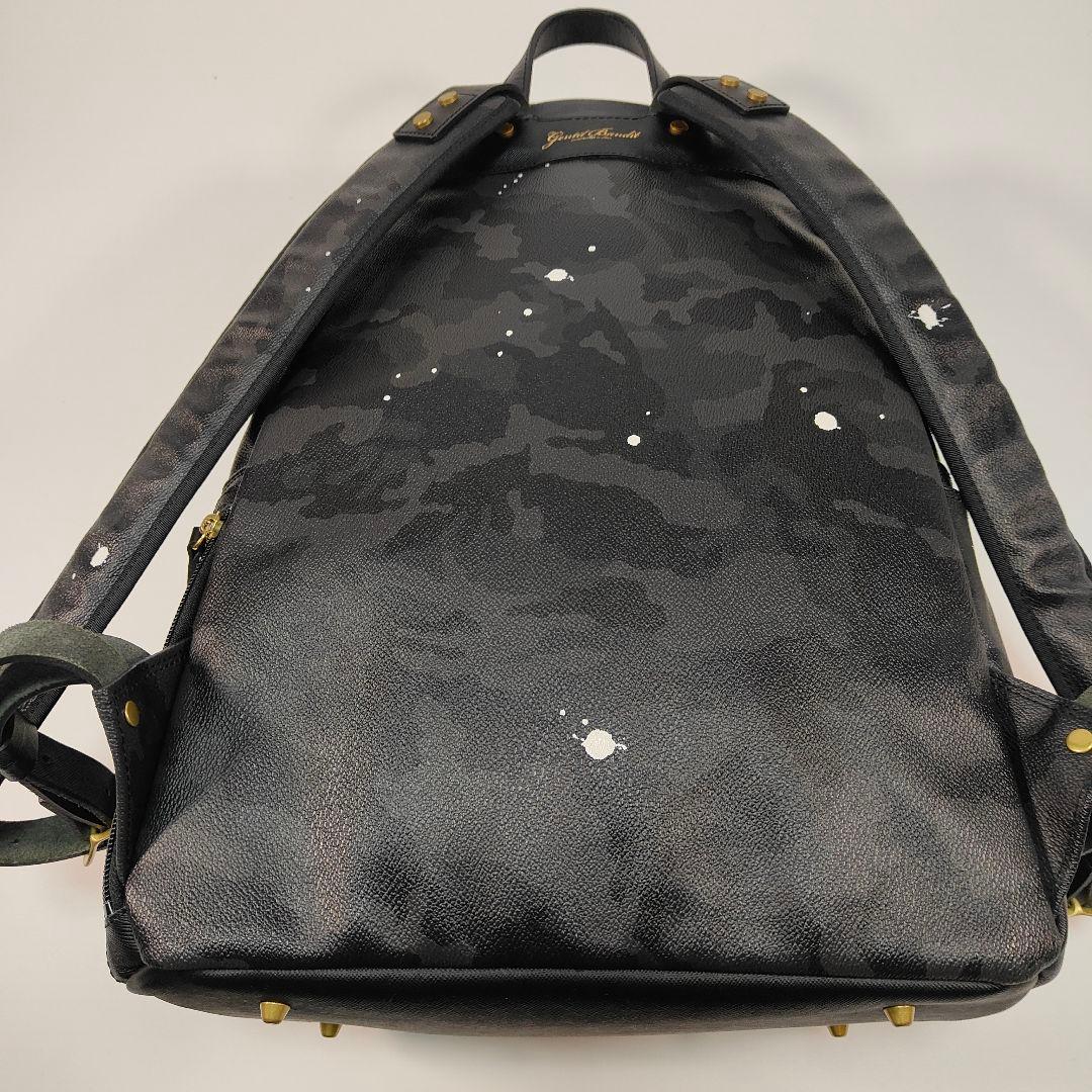 極美品✨GENTIL BANDIT リュック カモフラ ブラック PVC 大容量