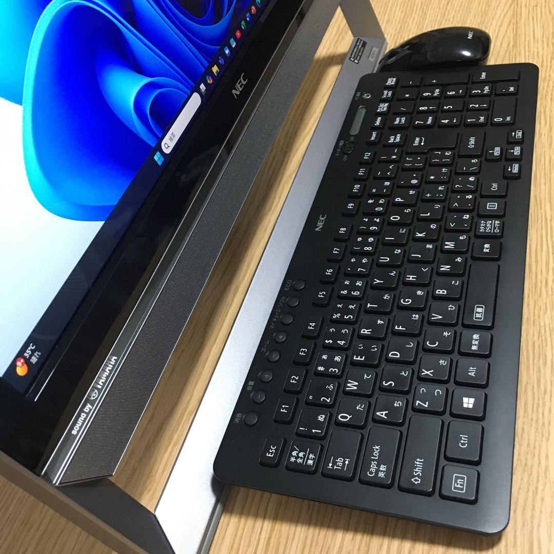 NEC VALUESTAR 地デジ 一体型 デスクトップ Win11 21.5'