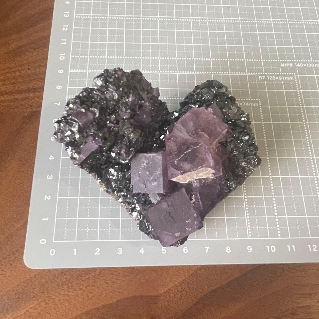 アメリカ イリノイ産 フローライト 蛍石 鉱物標本 原石