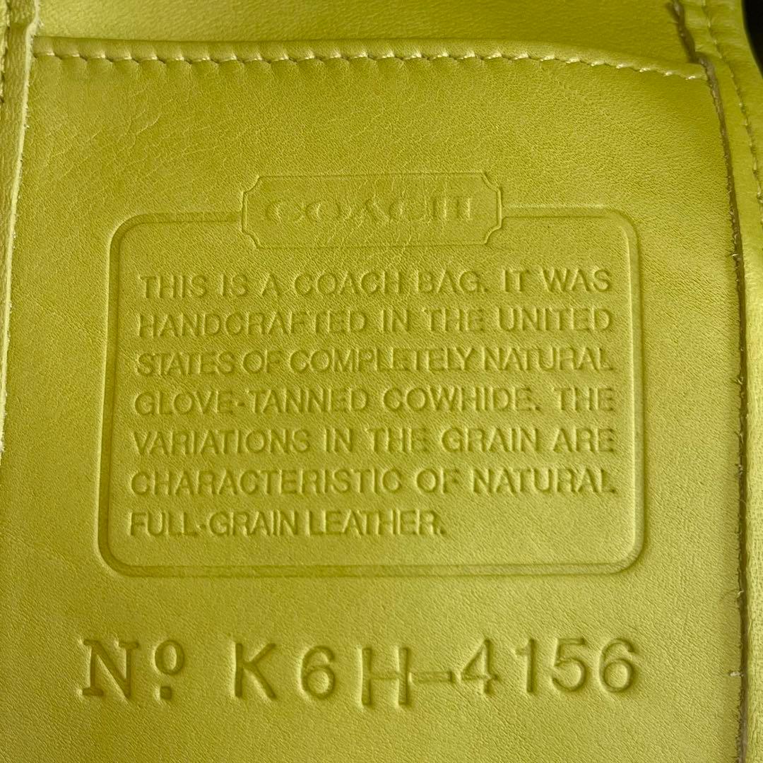 Vintage Coach Bucket Bag Green USA製