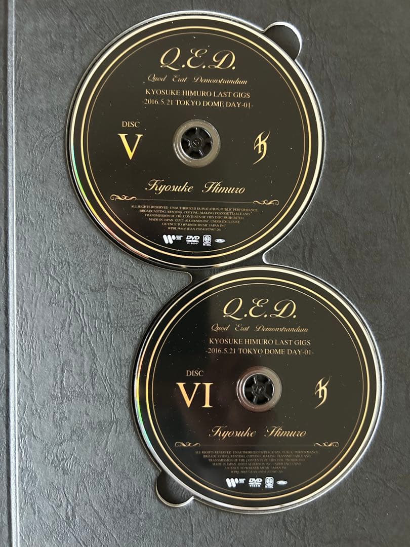 だ*ち様 氷室京介 「QUOD ERAT DEMONSTRANDUM 」初回生産