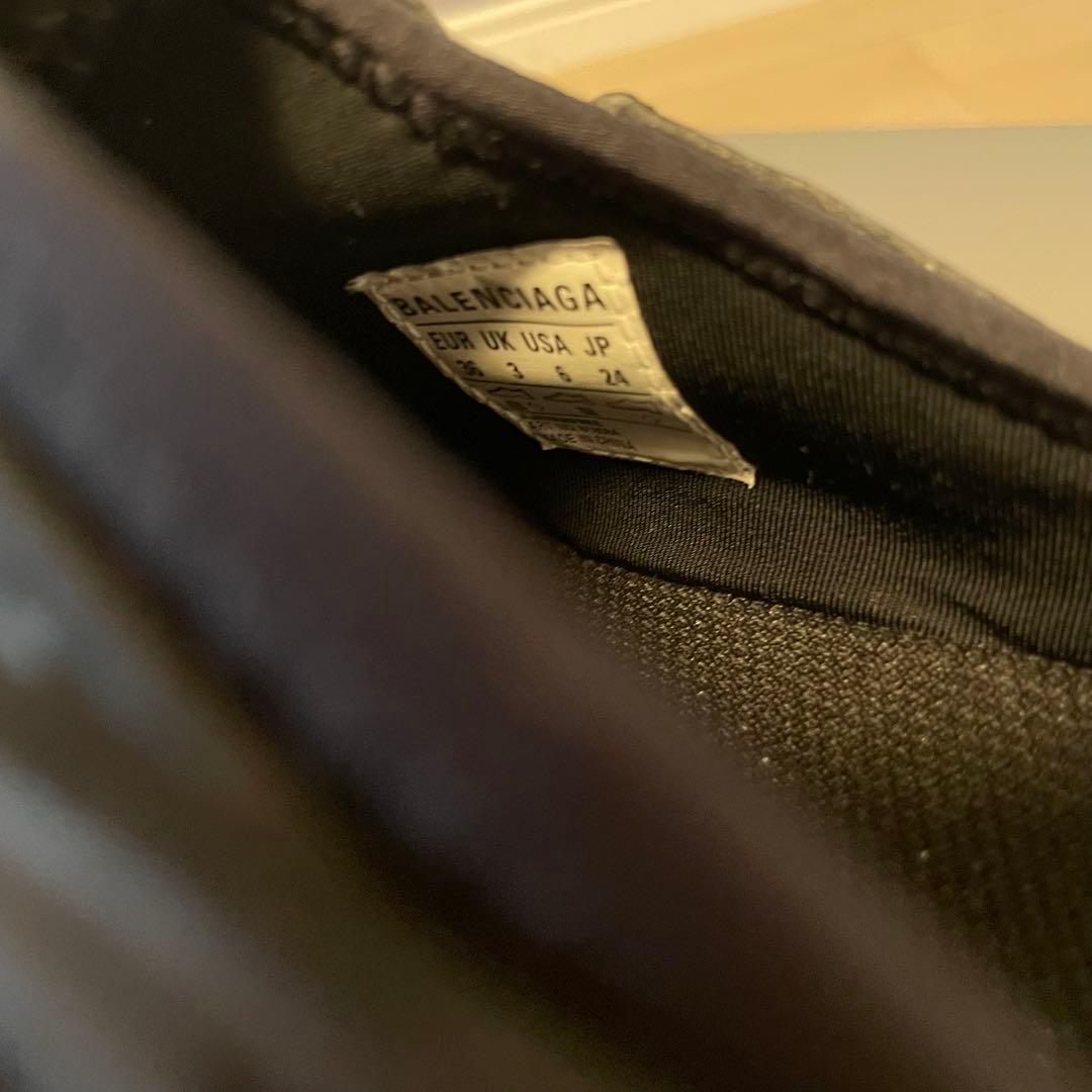 未使用 BALENCIAGA track サンダル ブラック 24cm