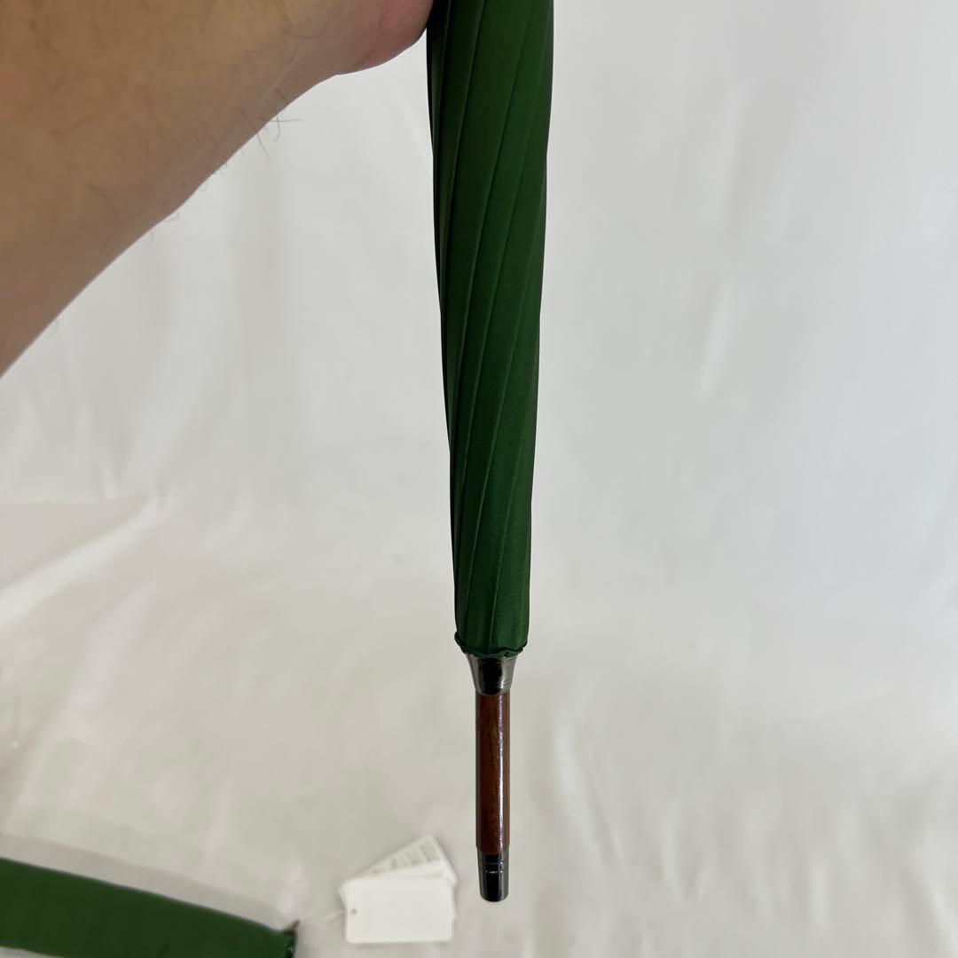 新品未使用　S.YONEDA 傘　米田正一商店　アニマルヘッド　ピュアグリーン